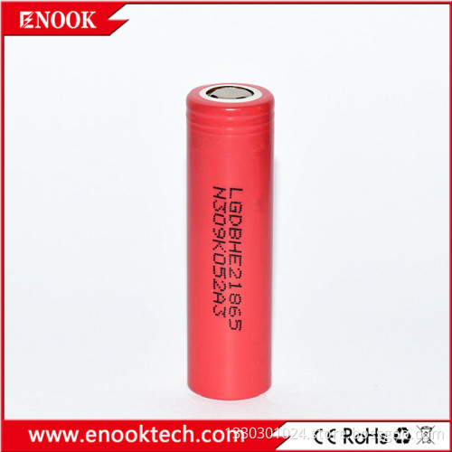Better price LG 18650he2 2500mAh 35amp IMR rechargeable li-ion battery 18650 lithium battery for e-cig mod with VTC4 VTC5